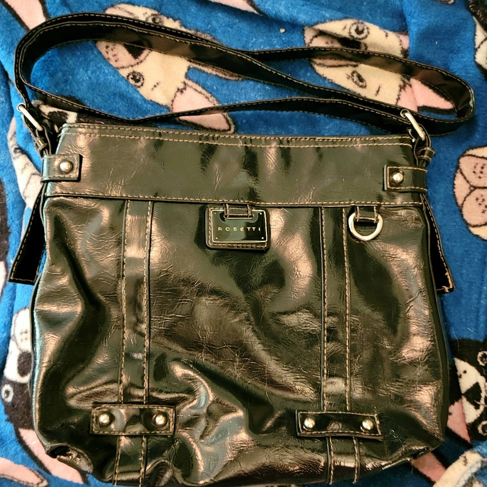 Amazing Black Rosetti Shoulder Bag
